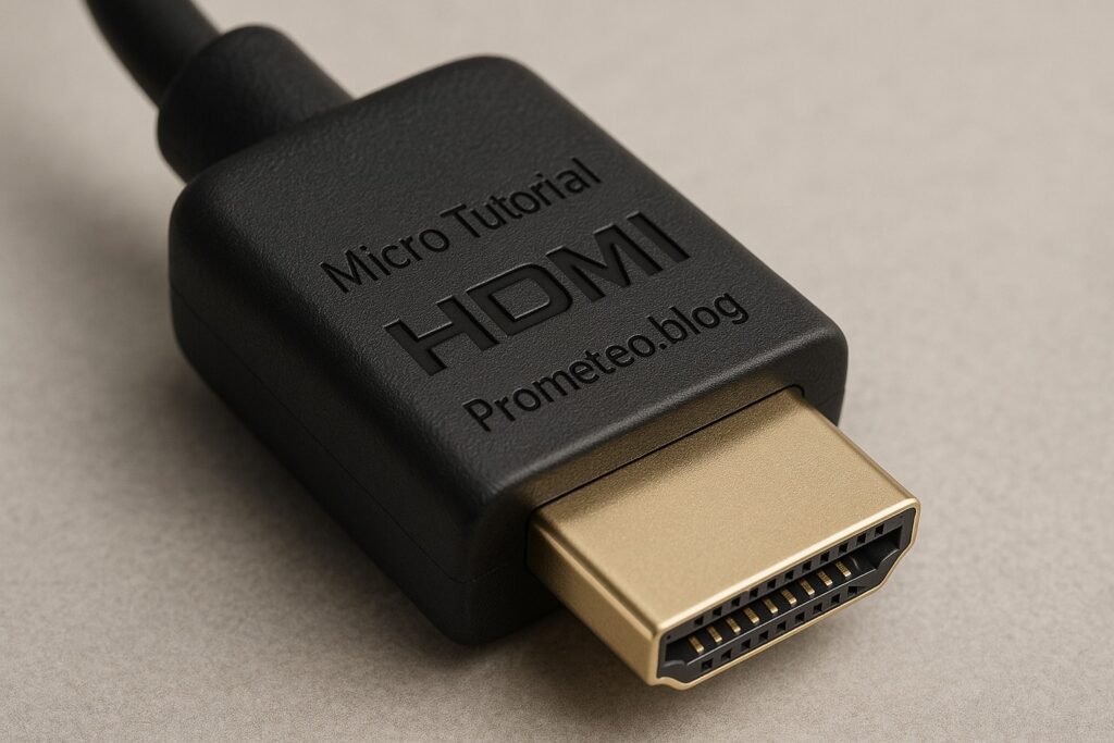 Micro Tutorial: HDMI — imagen destacada