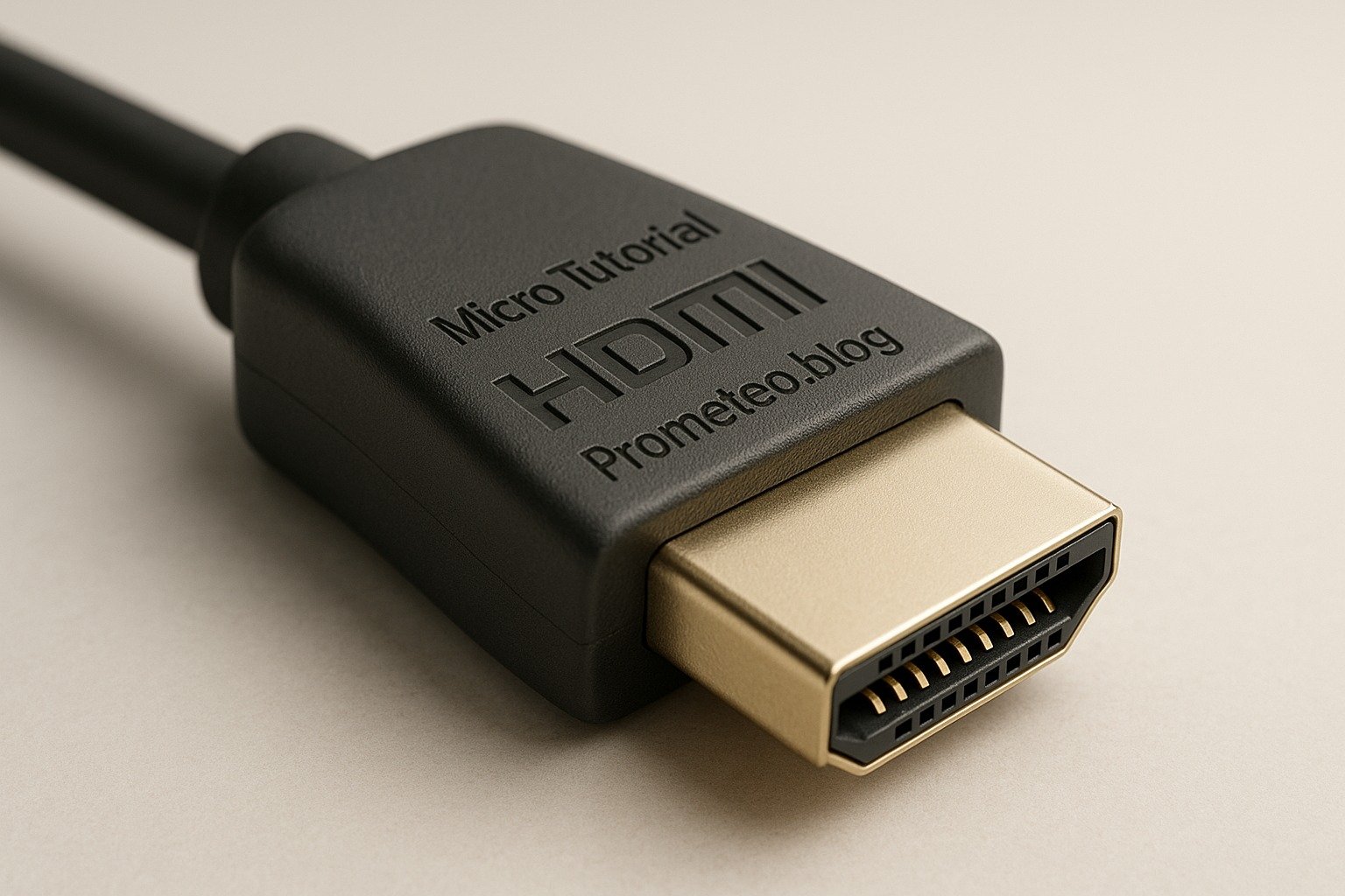 Micro Tutorial: HDMI