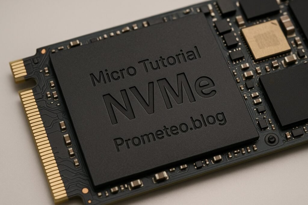 Micro Tutorial: NVMe — imagen destacada