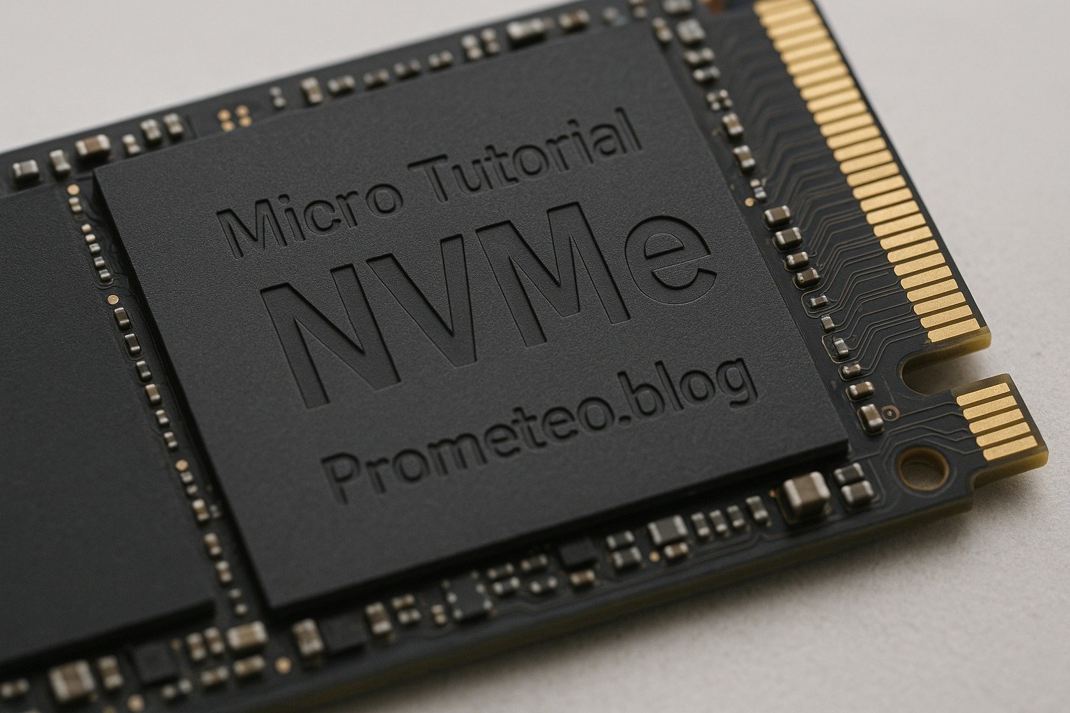 Micro Tutorial: NVMe