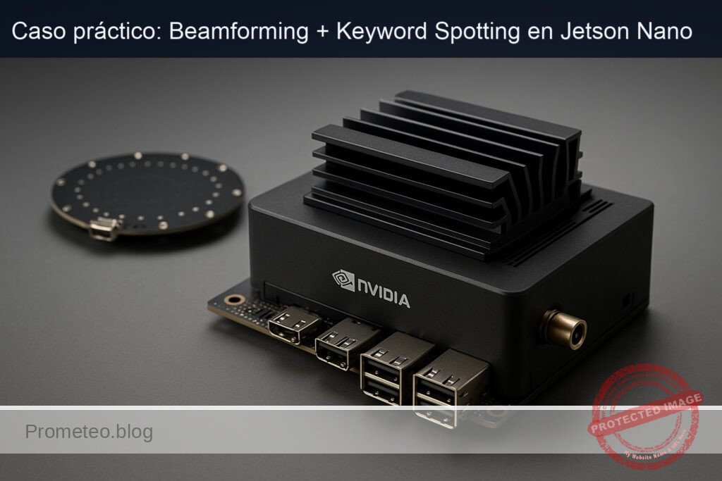 Caso práctico: Beamforming + Keyword Spotting en Jetson Nano — hero