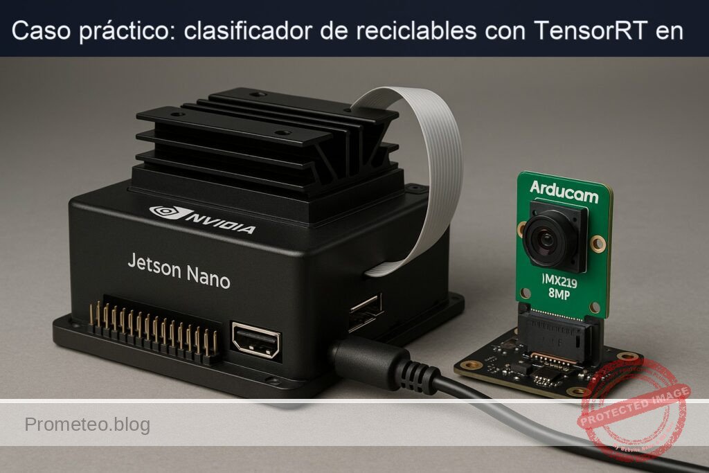 Caso práctico: clasificador de reciclables con TensorRT en — hero
