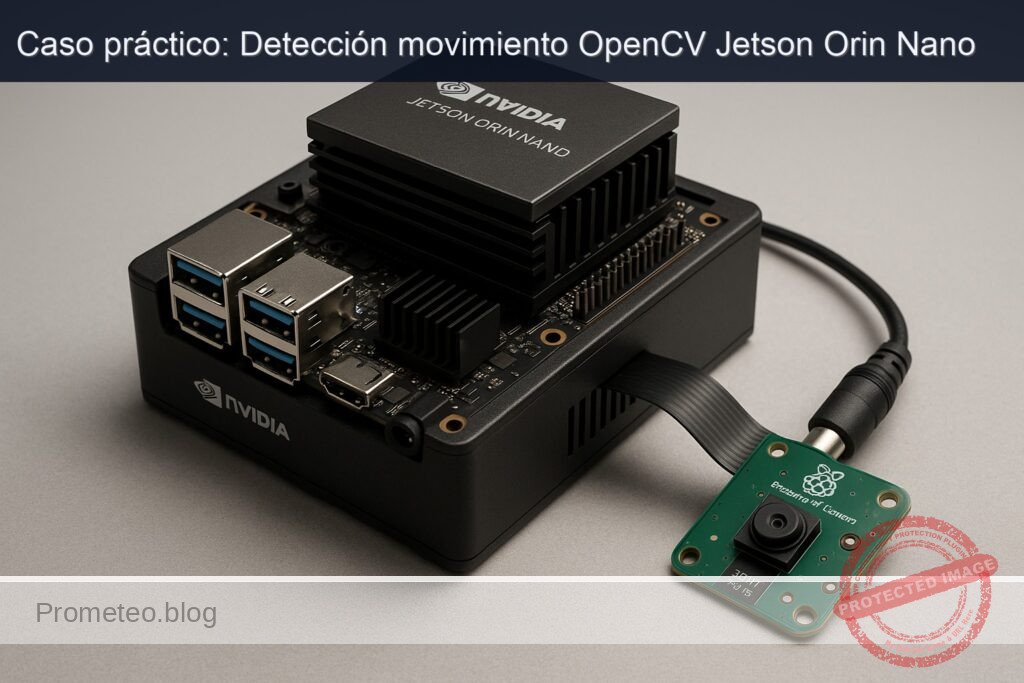Caso práctico: Detección movimiento OpenCV Jetson Orin Nano — hero