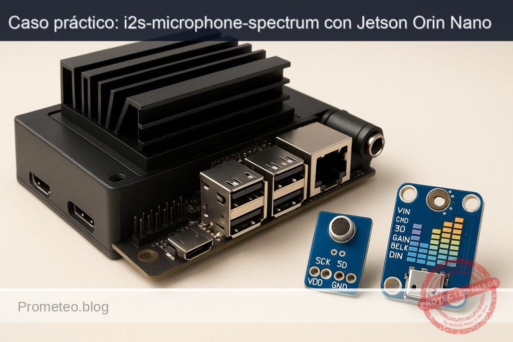 Caso práctico: i2s-microphone-spectrum con Jetson Orin Nano — hero