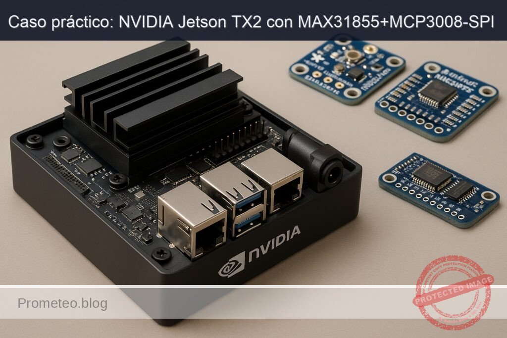 Caso práctico: NVIDIA Jetson TX2 con MAX31855+MCP3008-SPI — hero