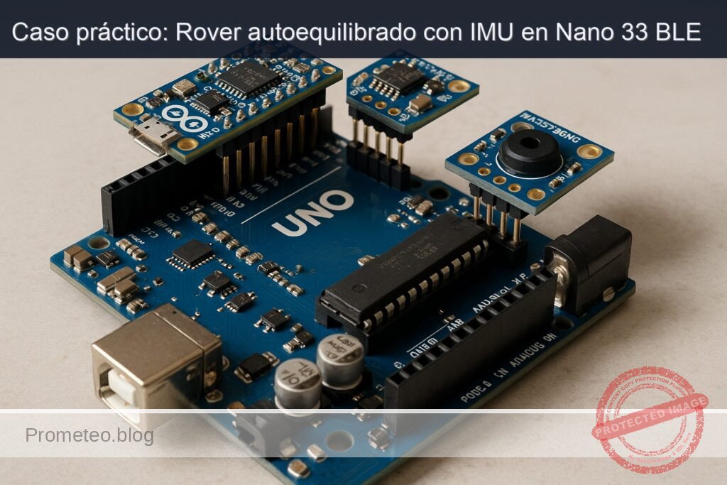 Caso práctico: Rover autoequilibrado con IMU en Nano 33 BLE — hero