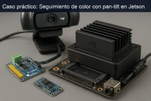 Caso práctico: Seguimiento de color con pan-tilt en Jetson — hero