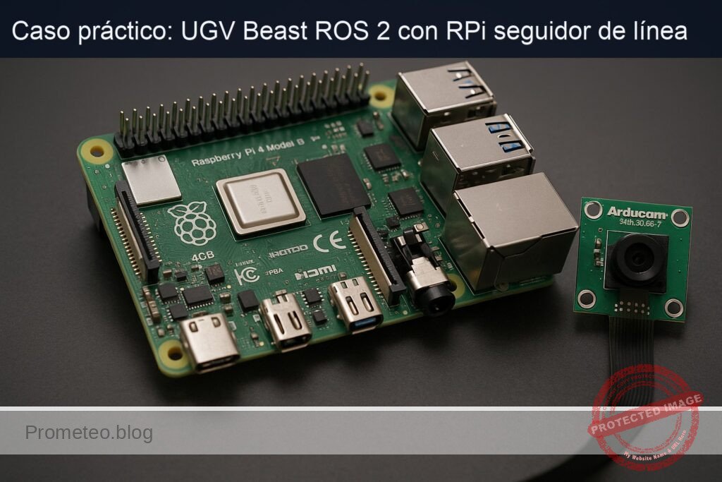 Caso práctico: UGV Beast ROS 2 con RPi seguidor de línea — hero