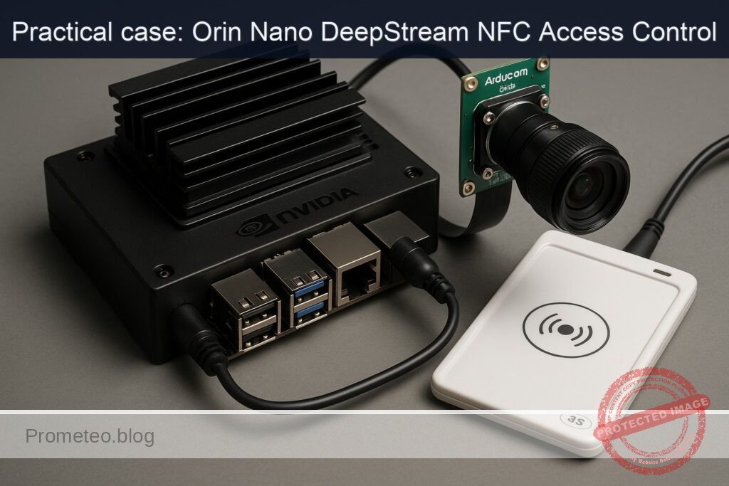 Practical case: Orin Nano DeepStream NFC Access Control — hero
