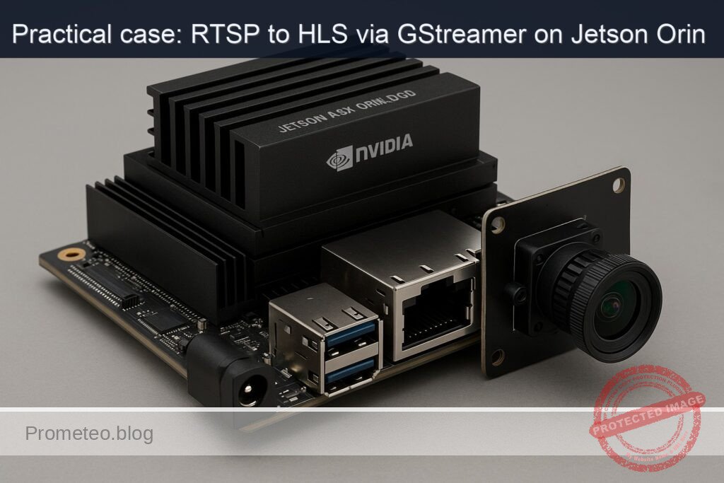 Practical case: RTSP to HLS via GStreamer on Jetson Orin — hero