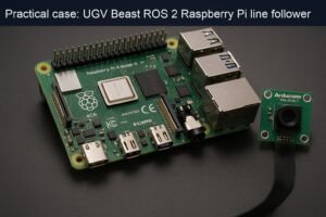 Practical case: UGV Beast ROS 2 Raspberry Pi line follower — hero