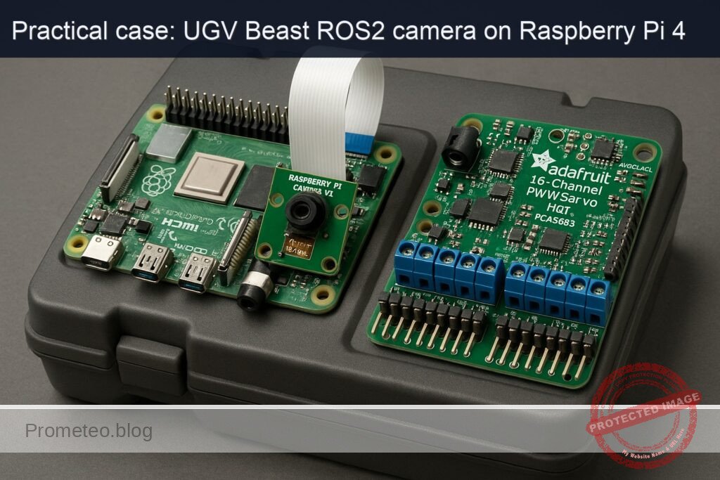 Practical case: UGV Beast ROS2 camera on Raspberry Pi 4 — hero