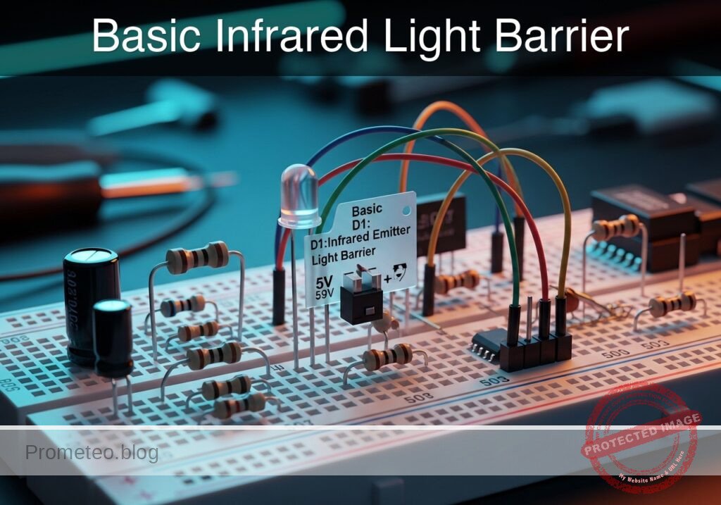 Basic Infrared Light Barrier prototype (Maker Style)