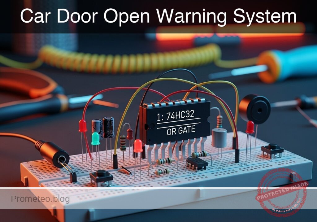 Car Door Open Warning System prototype (Maker Style)