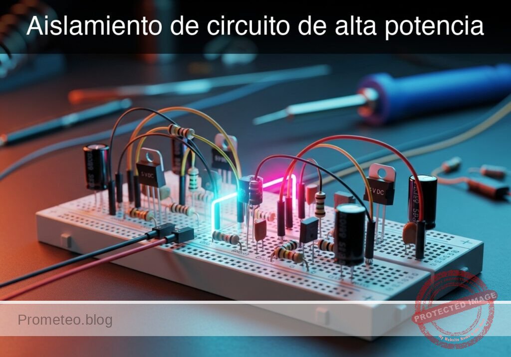 Prototipo de Aislamiento de circuito de alta potencia (Maker Style)