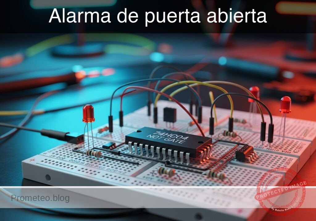 Prototipo de Alarma de puerta abierta (Maker Style)