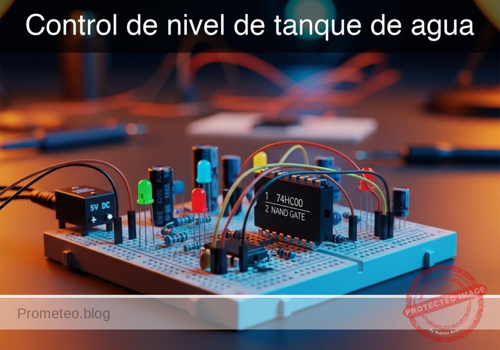 Prototipo de Control de nivel de tanque de agua (Maker Style)