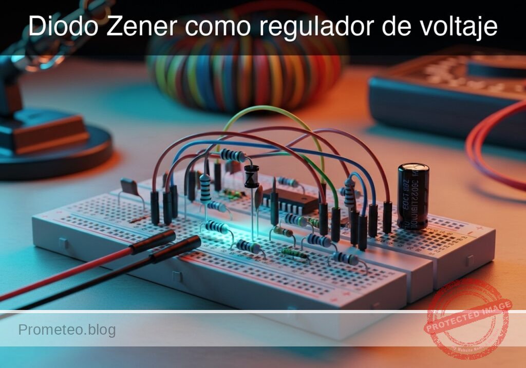 Prototipo de Diodo Zener como regulador de voltaje (Maker Style)