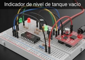 Prototipo de Indicador de nivel de tanque vacío (Maker Style)