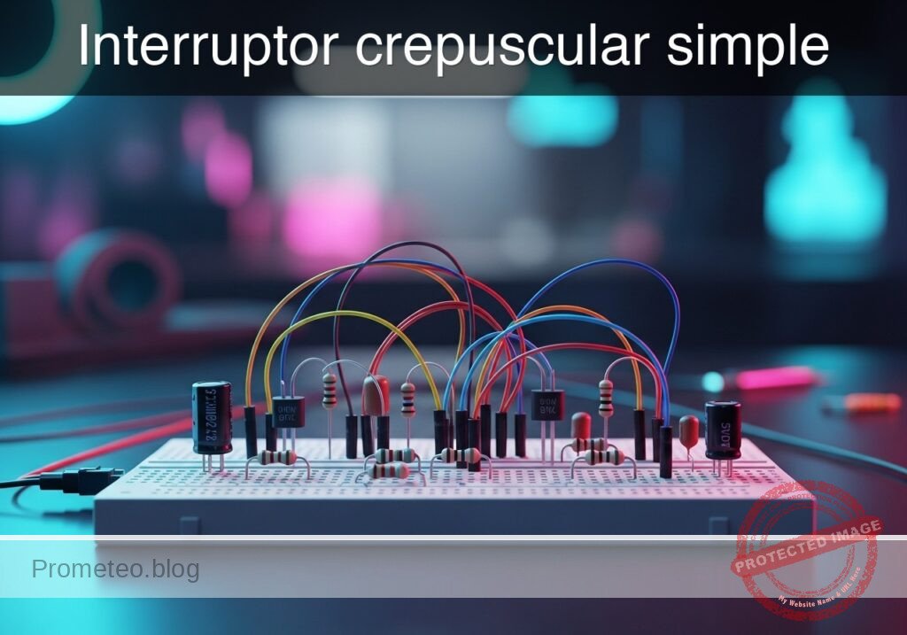 Prototipo de Interruptor crepuscular simple (Maker Style)