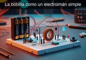 Prototipo de La bobina como un electroimán simple (Maker Style)