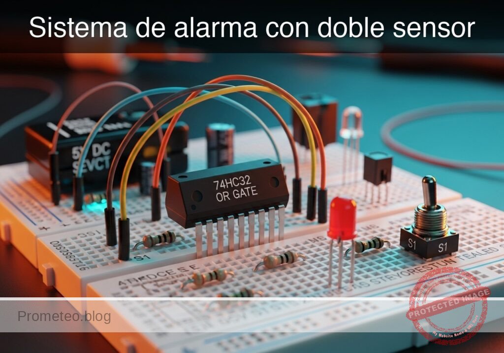 Prototipo de Sistema de alarma con doble sensor (Maker Style)
