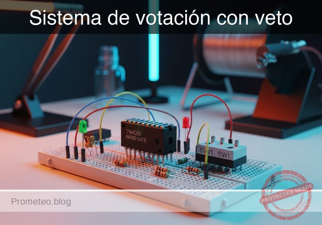 Prototipo de Sistema de votación con veto (Maker Style)