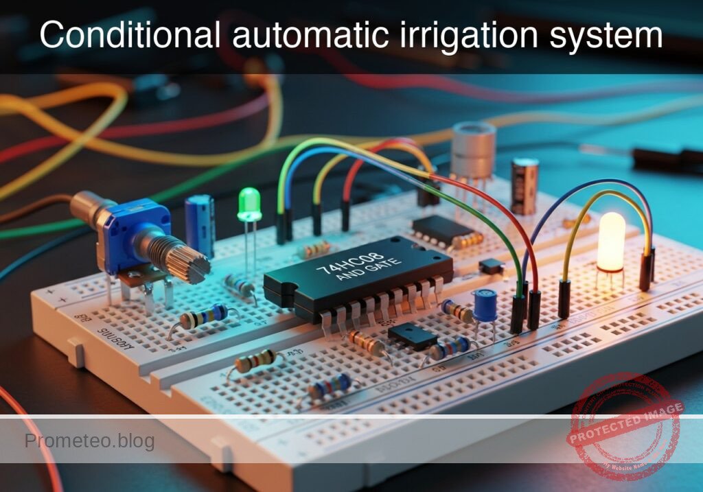 Conditional automatic irrigation system prototype (Maker Style)