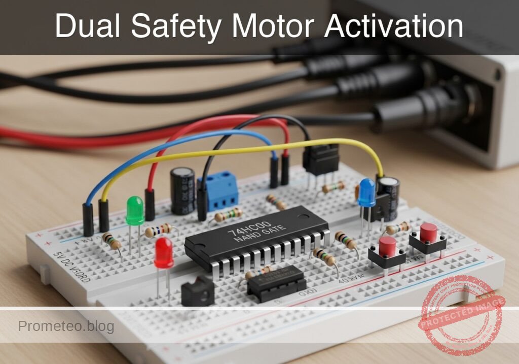 Dual Safety Motor Activation prototype (Maker Style)