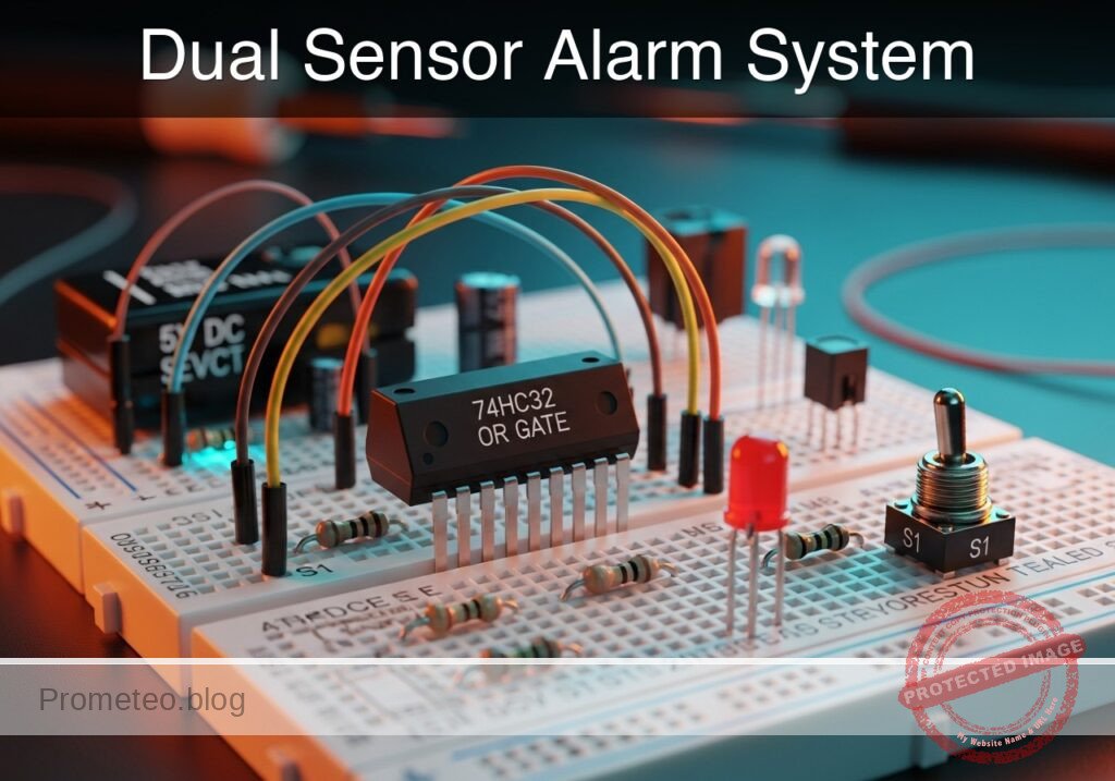 Dual Sensor Alarm System prototype (Maker Style)