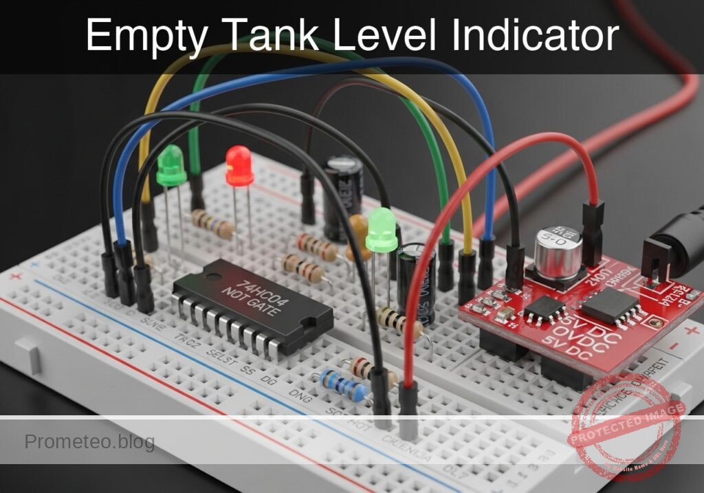 Empty Tank Level Indicator prototype (Maker Style)