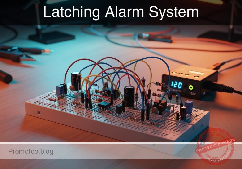 Latching Alarm System prototype (Maker Style)