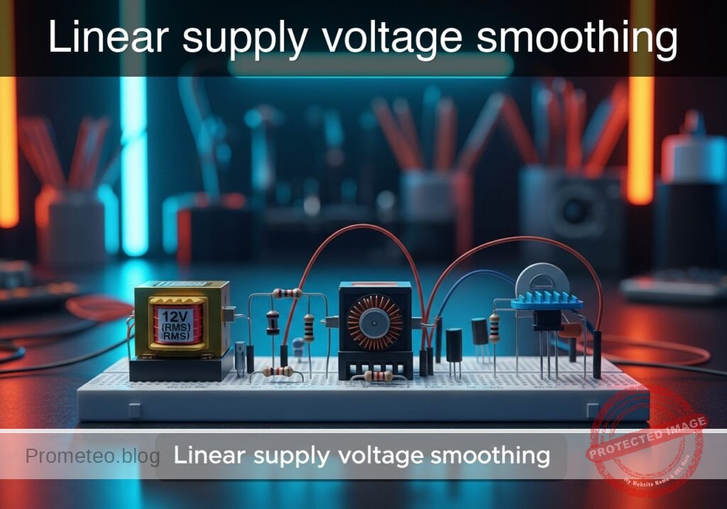 Linear supply voltage smoothing prototype (Maker Style)