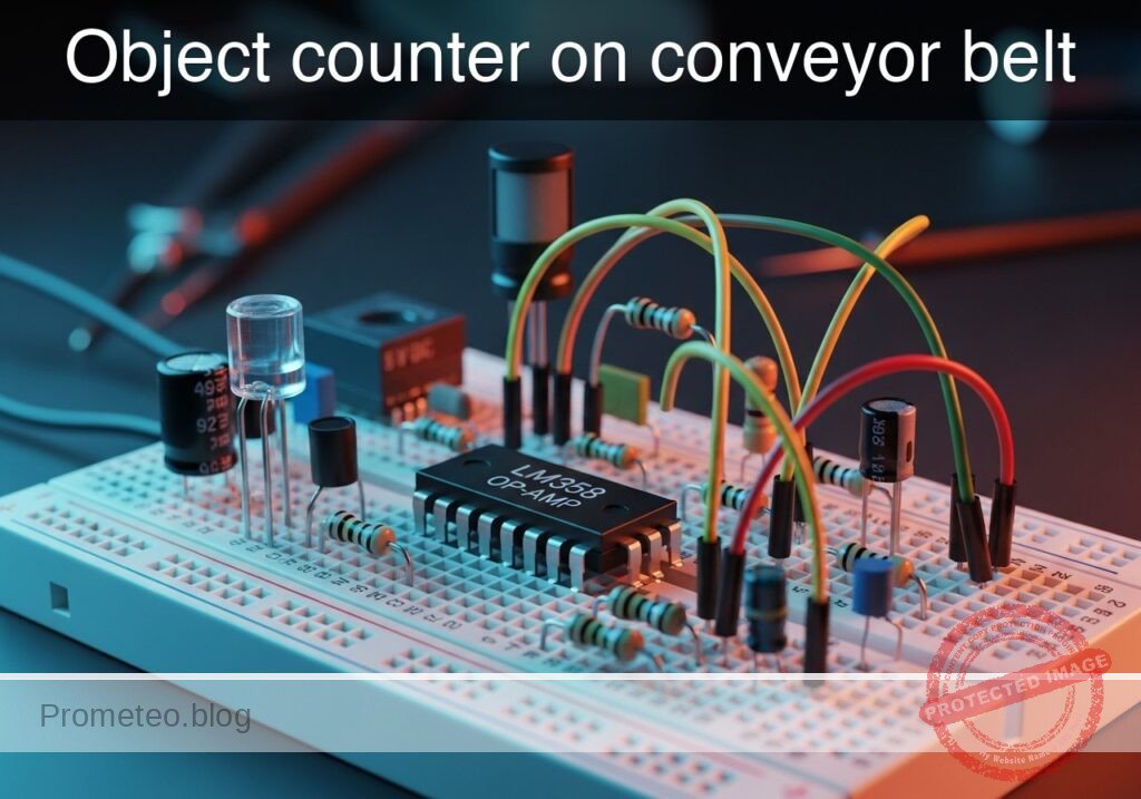 Object counter on conveyor belt prototype (Maker Style)