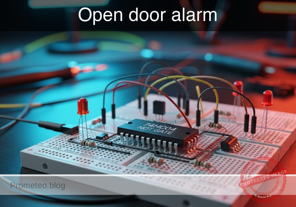 Open door alarm prototype (Maker Style)