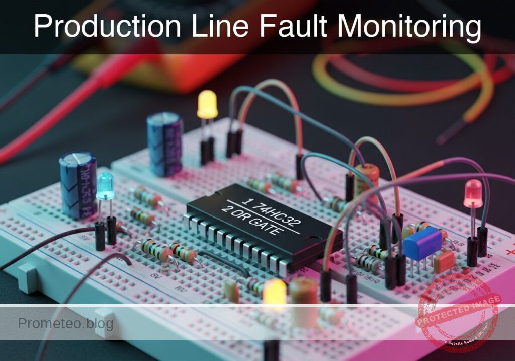 Production Line Fault Monitoring prototype (Maker Style)