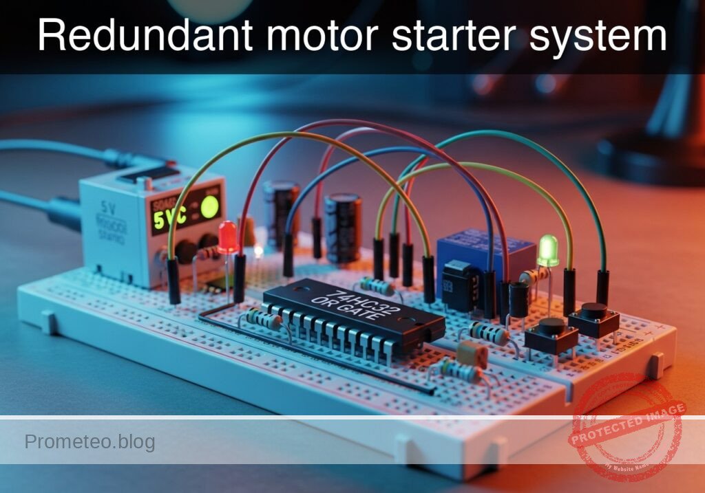 Redundant motor starter system prototype (Maker Style)