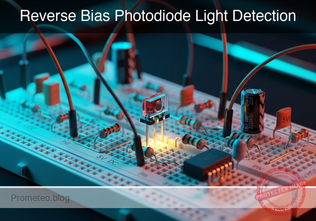 Reverse Bias Photodiode Light Detection prototype (Maker Style)