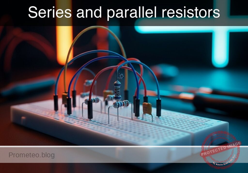 Series and parallel resistors prototype (Maker Style)