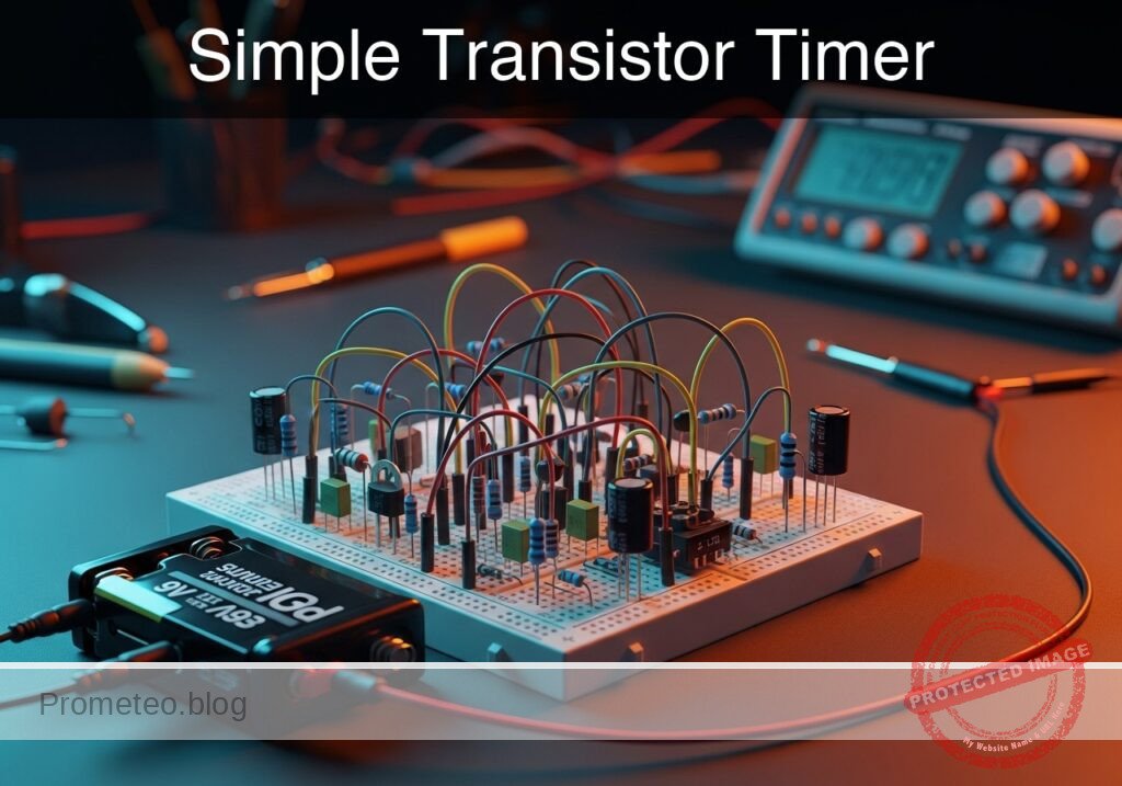Simple Transistor Timer prototype (Maker Style)