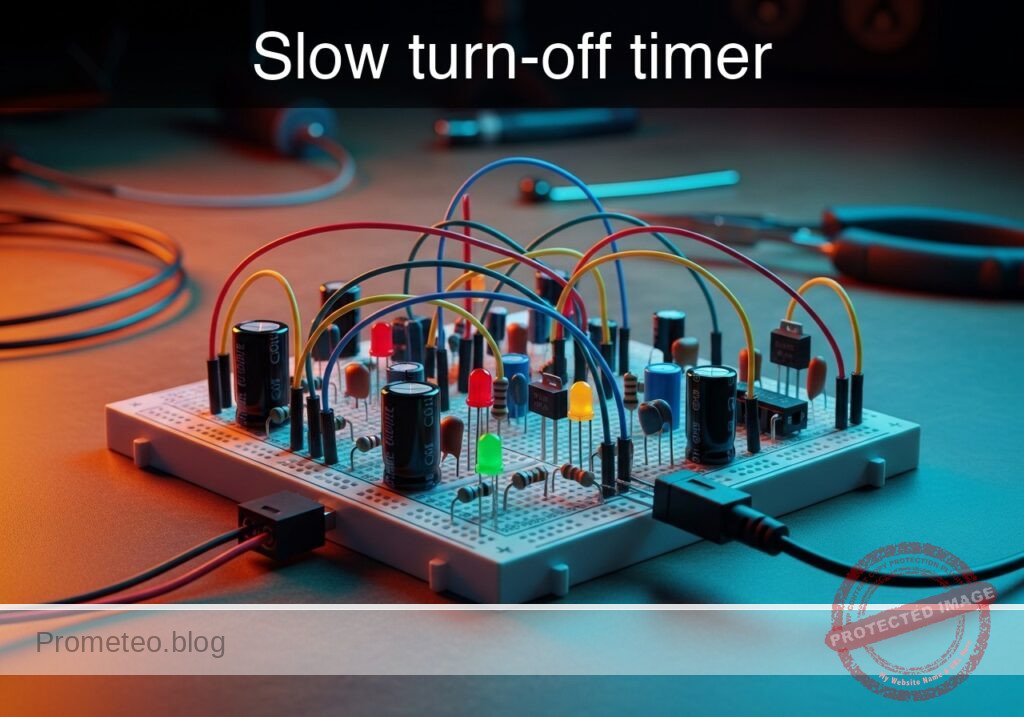 Slow turn-off timer prototype (Maker Style)