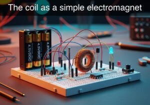 The coil as a simple electromagnet prototype (Maker Style)