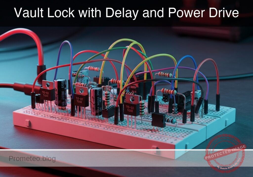 Vault Lock with Delay and Power Drive prototype (Maker Style)