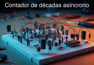 Esquemático — Caso práctico: Contador de décadas asíncrono