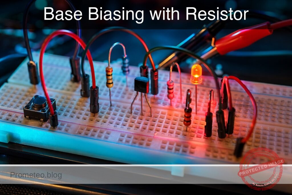 Base Biasing with Resistor prototype (Maker Style)