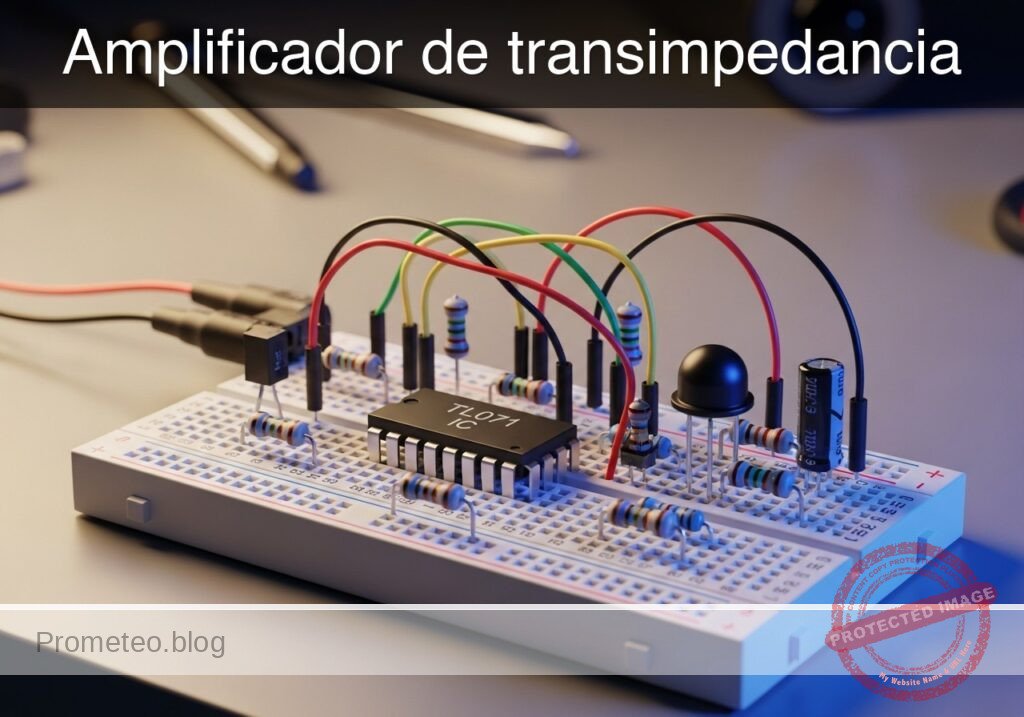 Prototipo de Amplificador de transimpedancia (Maker Style)