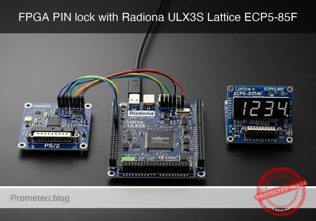 Practical case: FPGA PIN lock with Radiona ULX3S Lattice ECP5-85F — hero
