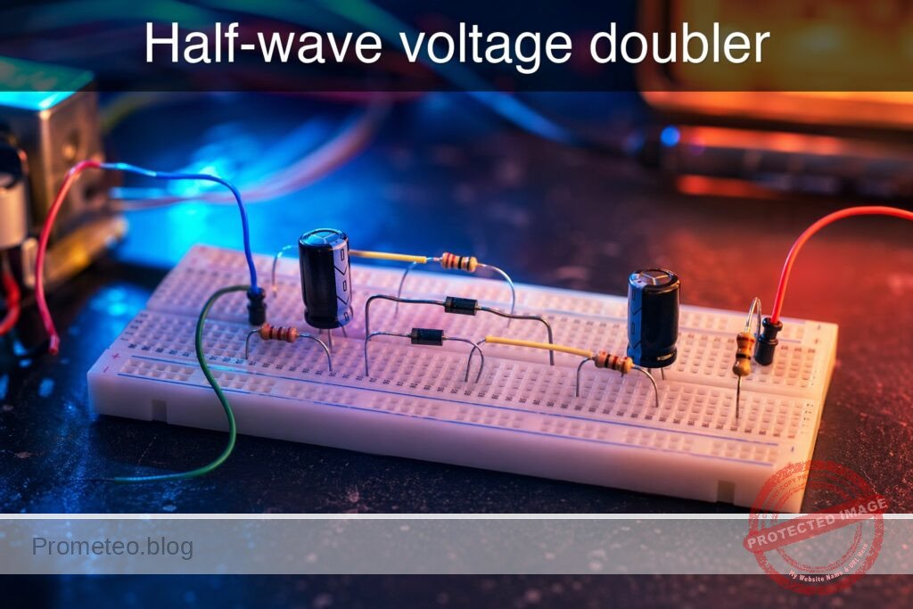 Half-wave voltage doubler prototype (Maker Style)