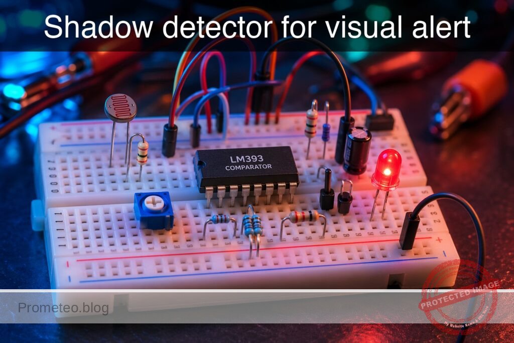 Shadow detector for visual alert prototype (Maker Style)
