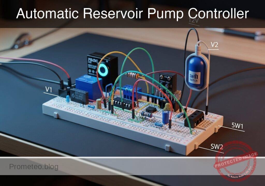 Automatic Reservoir Pump Controller prototype (Maker Style)